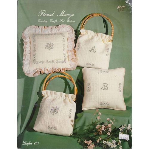Cross Stitch PATTERN Booklet Floral Monza