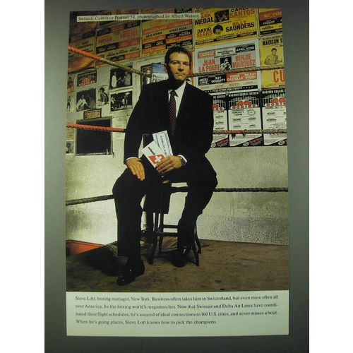 1989 Swissair Airline Ad - Swissair Customer Portrait 54