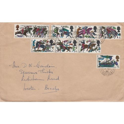 GB 1966 Battle of Hastings set FDC Bungay pm see others