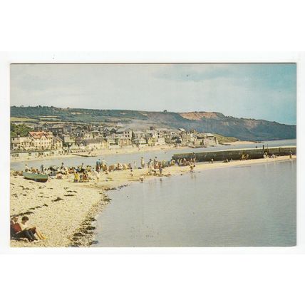 The Beach Lyme Regis Dorset Postcard 1022