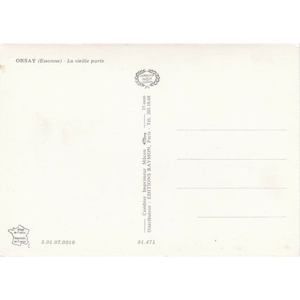 Orsay la vieille porte Postcard unused VGC