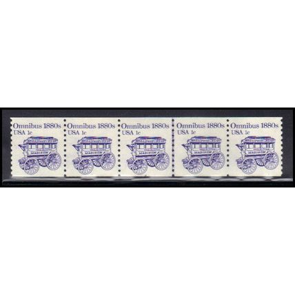 1897 1c Omnibus Very Fine MNH Dry Gum PNC 2/5 KA9403