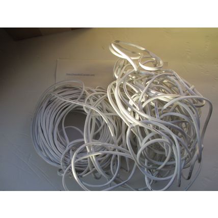 100 Foot Telephone Cable/Cord in White - Estate Find 202212 - Very Good