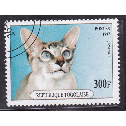 Togo 1997 Cats Javanese 300f CTO VGC