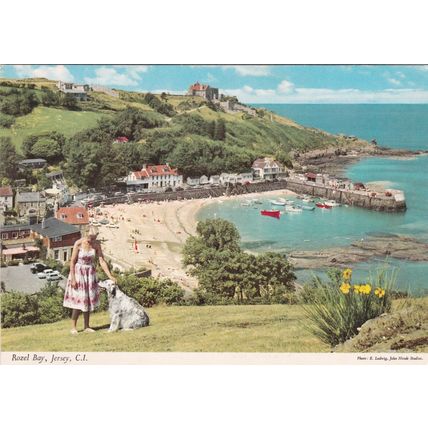 Rozel Bay Jersey Postcard unused VGC