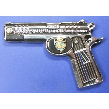 NYPD Gun Violence Suppression Unit. Challenge Coin. 1.75"X2.5". 47b.
