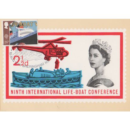 GB 1988 150 years of lifeboats at Sheringham Norfolk special pm frontal used PHQ