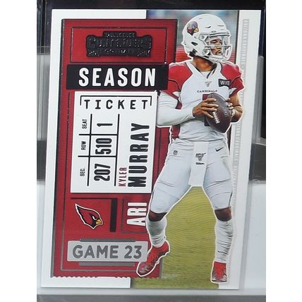 2020 Panini Contenders KYLER MURRAY (Cardinals) base card #98