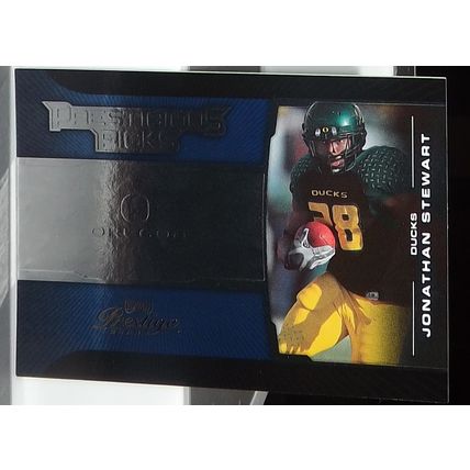 2008 Prestige JONATHAN STEWART (Panthers) Prestigious Picks RC #PPI-34 277/1000