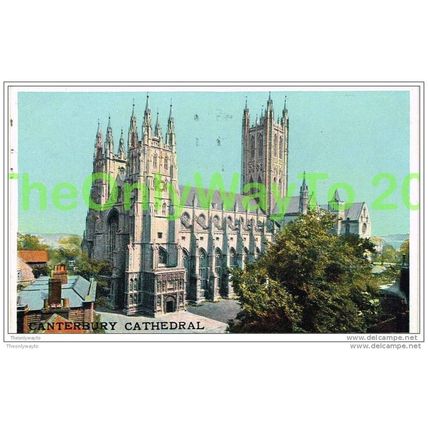 CANTERBURY CATHEDRAL, KENT, ENGLAND, 1900/10s, Postcard