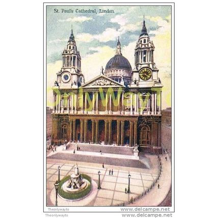 ST PAUL'S CATHEDRAL, LONDON, ENGLAND, c1910/20s?, Postcard
