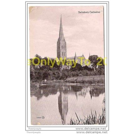 SALISBURY CATHEDRAL, WILTSHIRE, ENGLAND, 1916, Postcard