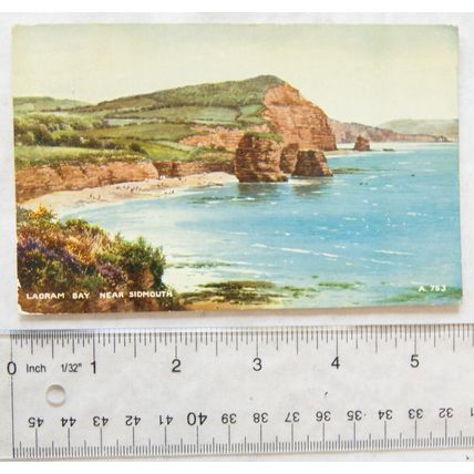 1969 postcard Ladram Bay near Sidmouth