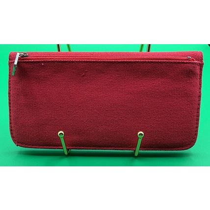 A Rare Red Angry Little Girls By Lela Lee Women's Vintage Snap Wallet Billfold