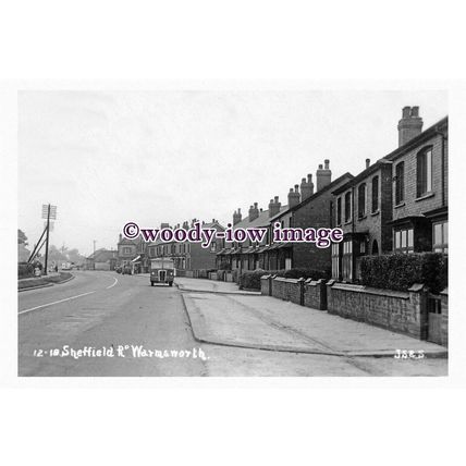 pu1522 - Sheffield road , Warmsworth , Yorkshire - print 6x4