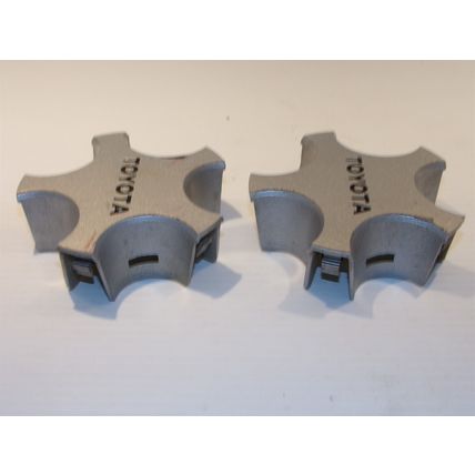 1986 - 1992 Toyota Supra Mk3 Wheel Center Cap Pair OEM 716958 87 88 89 90 91