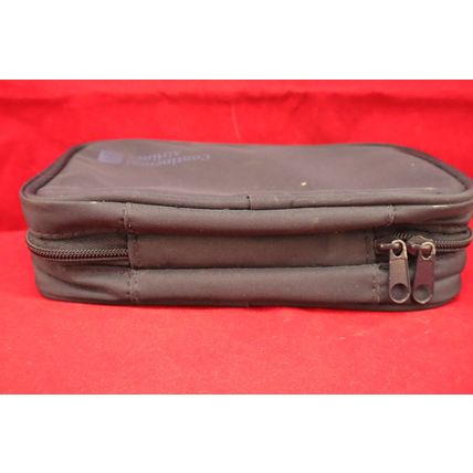 Vintage Dark Blue Continental Airlines Travel Amenity Toiletry Zipper Bag