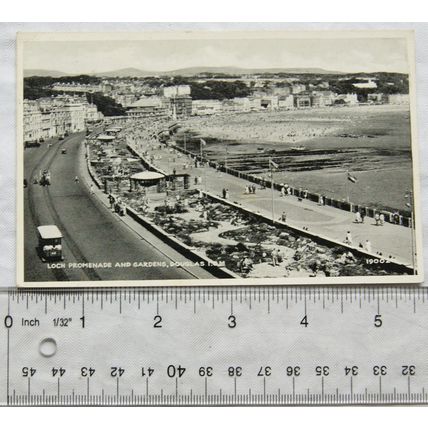 1952 postcard Loch Promenade & Gardens, Douglas, Isle of Man