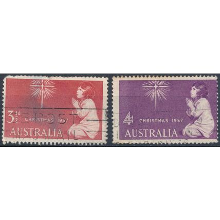 Christmas - Australia 1957 - FH - SG 298/9 (E)