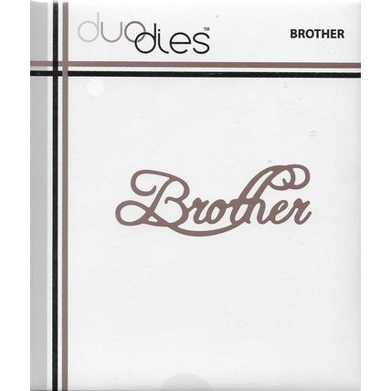 Duo Dies. Brother Die. Die Cutting Cardmaking Scrapbooking Crafts