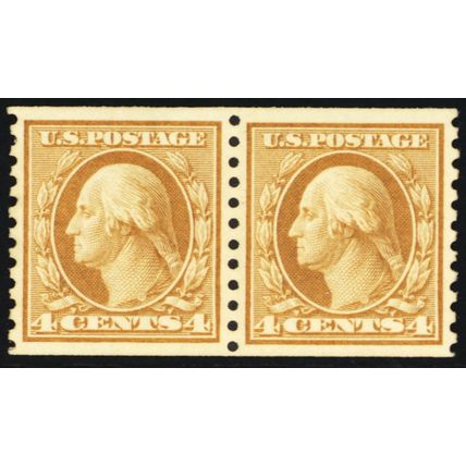 495, Mint XF NH Coil Pair - A GEM - Stuart Katz