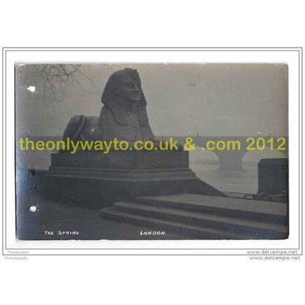 SPHINX, LONDON, ENGLAND, Postcard