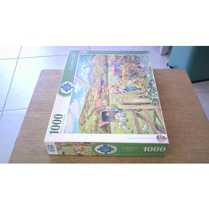 A FARMER'S LIFE by Trevor Mitchell Jigsaw Puzzle (1000 Piece) FX Schmid (2021)