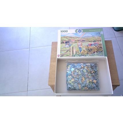 A FARMER'S LIFE by Trevor Mitchell Jigsaw Puzzle (1000 Piece) FX Schmid (2021)