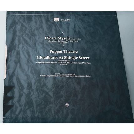 Thomas Dolby - I scare myself 1984 3 track 12" single record 12R6067