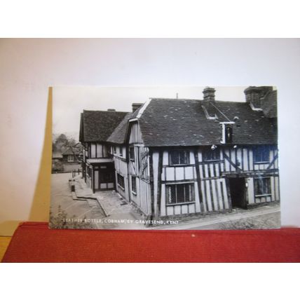 LEATHER BOTTLE, COBHAM, GRAVESEND, KENT unused vintage postcard RP =