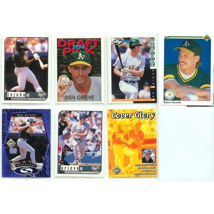 Lot of 39x Oakland A's incl Insert, Rookies baseball cards