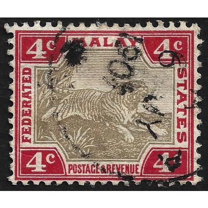 FMS 1904 4c w.MCA Sc#28 SG#36b USED @T585