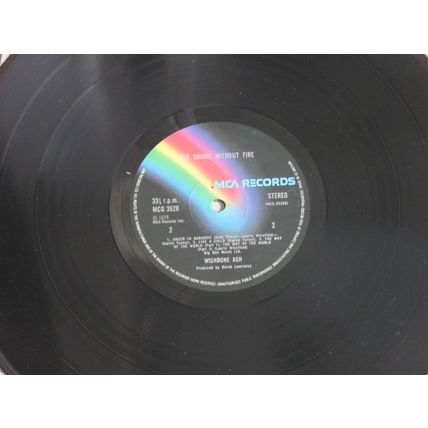WISHBONE ASH, NO SMOKE WITHOUT FIRE VINYL LP. WITH SINGLE .