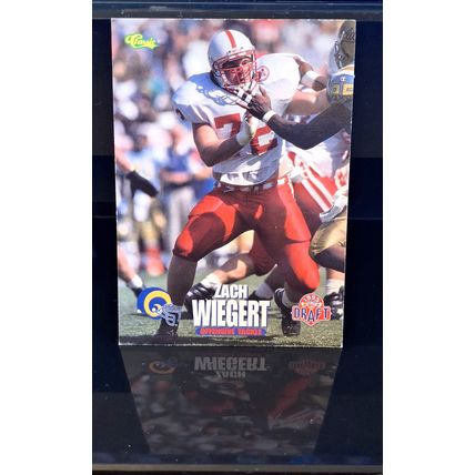 ZACH WIEGERT CLASSIC 1995 NFL ROOKIES DRAFT FOOTBALL CARD #88