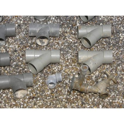 Used 16mm 90 92.5 135 degree T Plumbing Pipe Fittings Connector Joint +Tap elbow