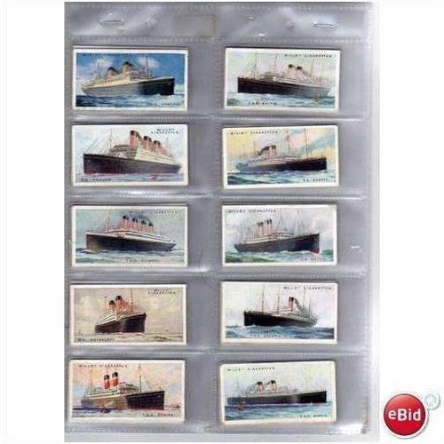 WILLS MERCHANT SHIPS OF THE WORLD 1924 SET OF 50 CARDS