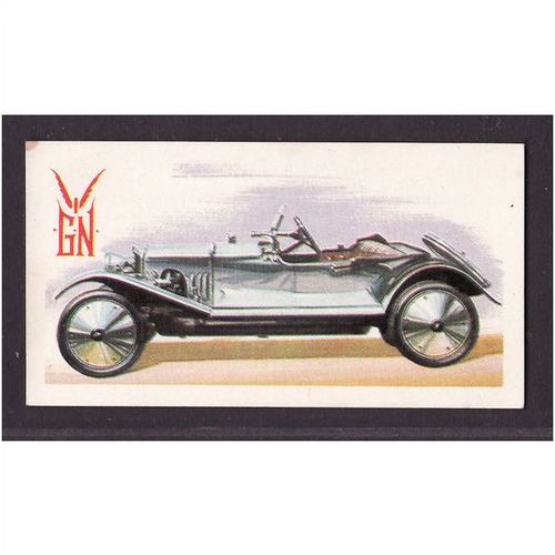 1968 Brooke Bond Tea card HISTORY OF THE MOTOR CAR no.18 GN Cyclecar