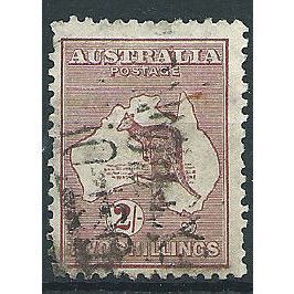 Australia 1929 SG110 2/- Maroon Good Used ... .