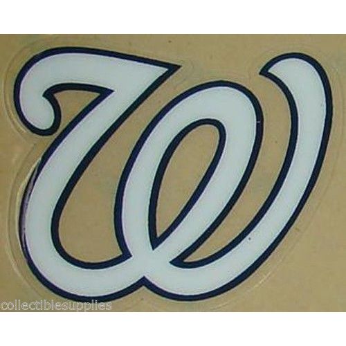 WASHINGTON NATIONALS FULL SIZE BASEBALL HELMET 3M STICKER DECAL