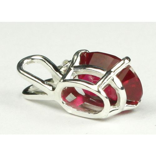 Created Ruby, 925 Sterling Silver Pendant, SP020