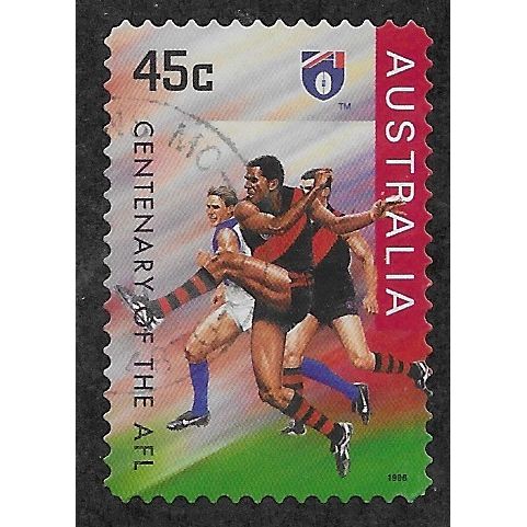 AUS 1996 45c(S/A) 'CENTENARY OF THE AFL' FINE USED (EBID63-070)