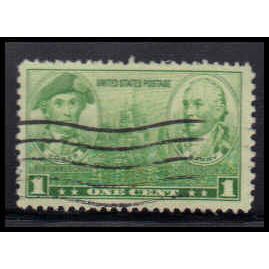 Used 790 1c Jones-Barry Fine K0488
