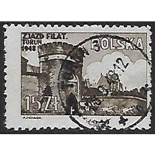 Mi 503: Philatelic Congress, Toruń, line perf. 11