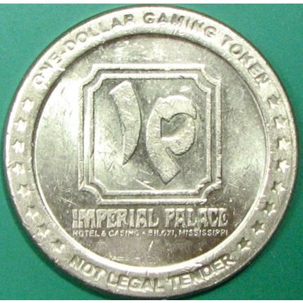 Imperial Palace. $1 Casino Token. Biloxi, MS. U75.