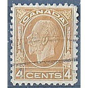 Canada 1932 SG322 4c Yellow-Brown Good/Fine Used ..