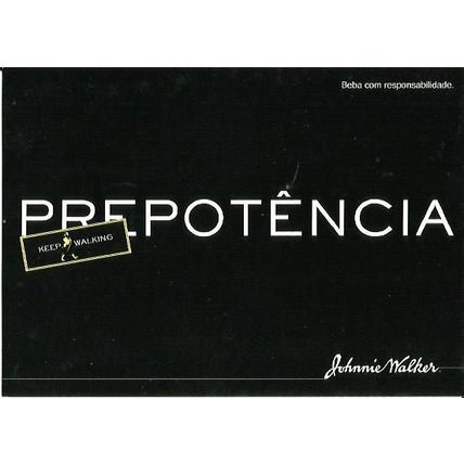 Advertising PREPOTENCIA Postcard (Johnnie Walker)