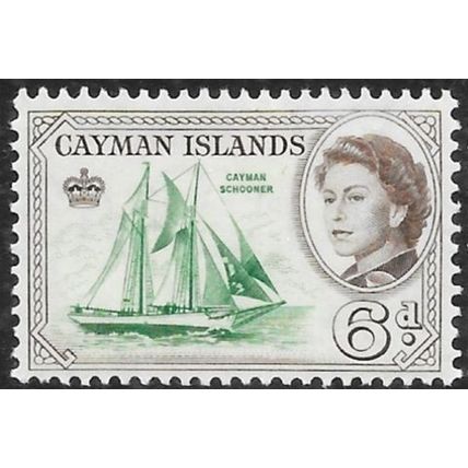 1962 Queen Elizabeth II & Local Motives 6d Mounted Mint C1