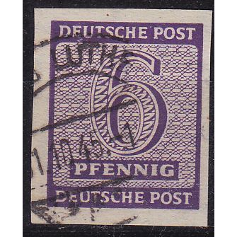 GERMANY Alliiert SBZ [West-Sachsen] MiNr 0117 Y ( O/used ) [01]