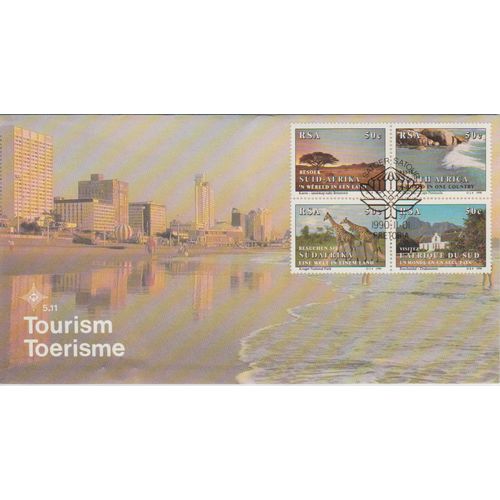 South Africa 1990 Tourism mini sheet picture First Day Cover see other listings