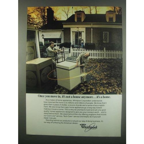 1984 Whirlpool Appliances Ad - Once You Move In